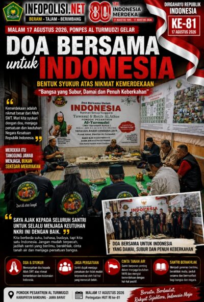 HUT RI ke-81, Ponpes Al Turmudzi Gelar Doa Bersama untuk Indonesia, Gus Anam Ajak Santri Jaga Keutuhan NKRI