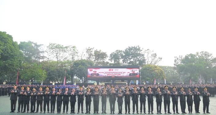 Polda Jabar Gelar Upacara HUT ke-81 RI, Instruksikan Anggota Pegang 4 Prinsip “Jaga Rawat Jawa Barat”