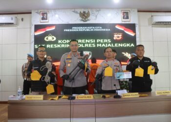 Bobol Toko Baja di Talaga dan Gasak Rp 285 Juta, 3 Komplotan Residivis Lintas Daerah Diringkus Polres Majalengka