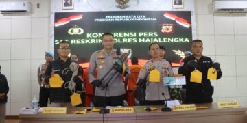 Bobol Toko Baja di Talaga dan Gasak Rp 285 Juta, 3 Komplotan Residivis Lintas Daerah Diringkus Polres Majalengka