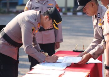 Kapolres Garut Pimpin Sertijab Sejumlah Pejabat, Tekankan Kinerja dan Integritas