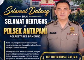 Kapolsek Antapani Berganti, AKP Taufik Hidayat Siap Emban Amanah dan Layani Masyarakat