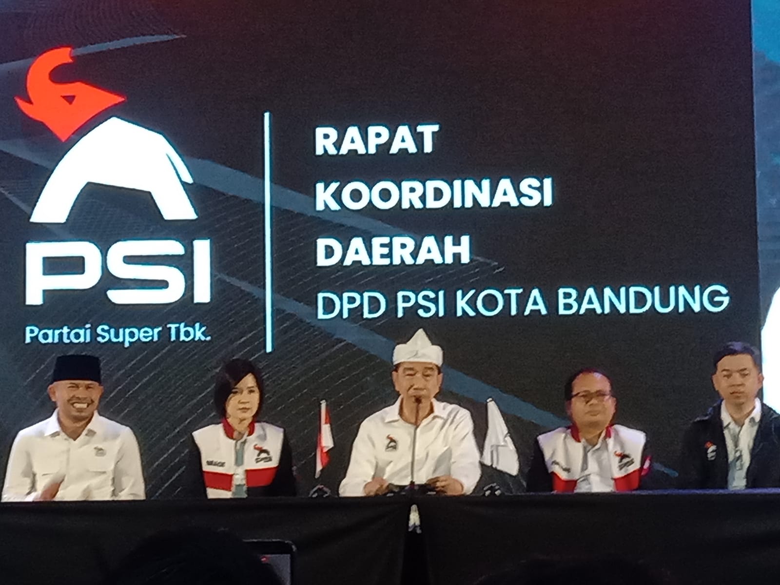 Partai Solidariras Indonesia ( PSI ), Gelar Rapat Kordinasi DPD Di Hotel Grand Pasundan Kota Bandung.