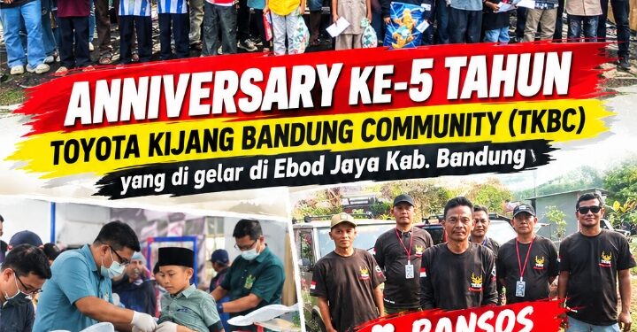 TKBC Rayakan 5 Tahun Kebersamaan, Sunatan Massal, Santunan Anak Yatim dan Dhuafa Sebanyak 97 Paket