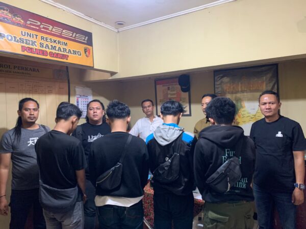 Empat Terduga Pelaku Pengeroyokan di Samarang Diamankan Tim Resmob Polda Jabar