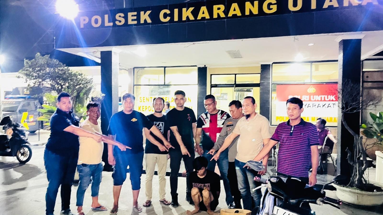 Polsek Cikarang Utara Tangkap Pelaku Pencurian dengan Kekerasan dalam Waktu Kurang dari 24 Jam