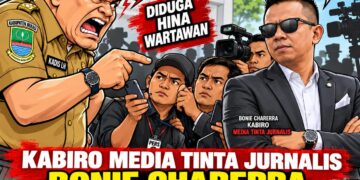 KABIRO MEDIA TINTA JURNALIS BONIE CHARRERRA KECAM KERAS DUGAAN PENGHINAAN TERHADAP WARTAWAN OLEH KADIS LH BEKASI