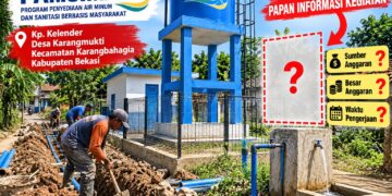 PAMSIMAS KAMPUNG KELENDER DISOROT! PAPAN INFORMASI TAK TERPASANG, TRANSPARANSI DIPERTANYAKAN!