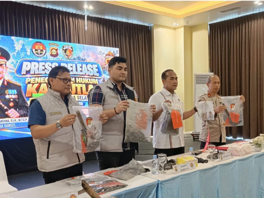 Polda Sumsel Usut 63 Kasus Karhutla, 53 Orang Jadi Tersangka, Satu Korporasi Terseret