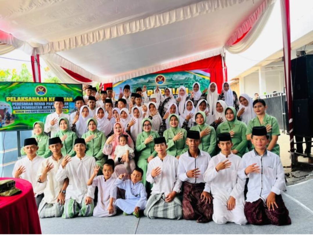 Rehab Panti Asuhan dan Buat Akta Kelahiran, Wujud Pengabdian Korem 044/Gapo untuk Sesama