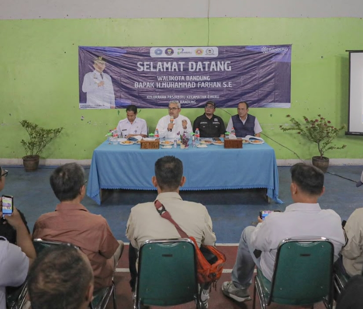 Pemkot Bandung Mengidentifikasi Sejumlah Kebutuhan Penanganan Infrastruktur, Dan Di Kelurahan Pasir Biru, Kecamatan Cibiru.